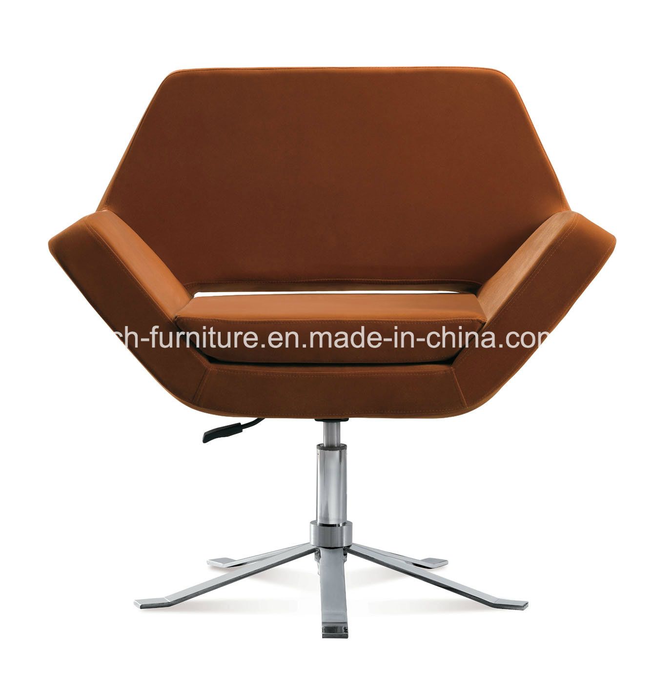 Height Adjustable Fabric Swivel Chair for Salon/Club/Bar