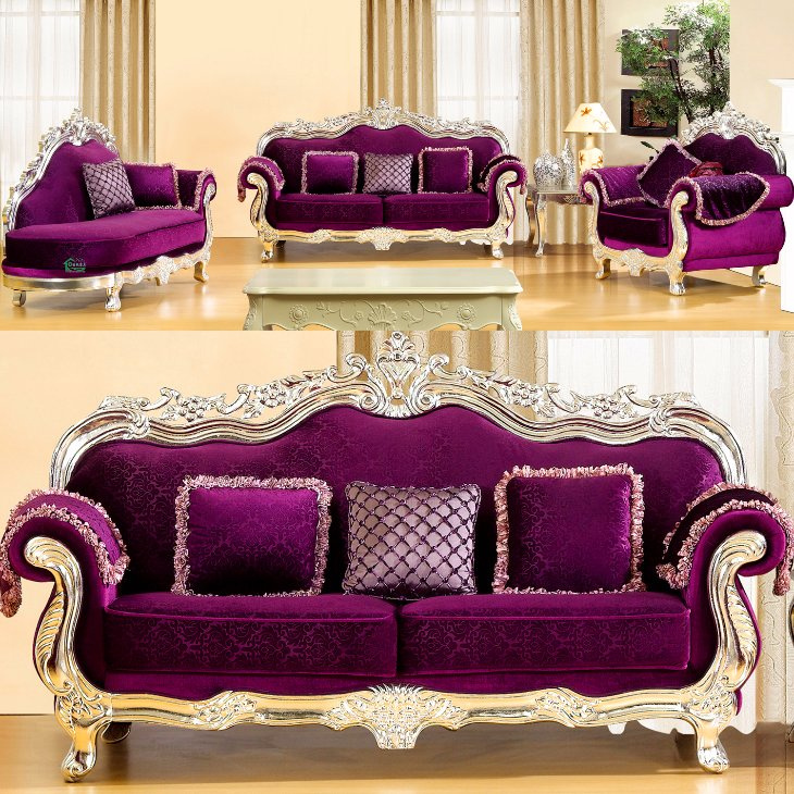 Wooden Sofa with Table for Living Room Furniture (929C)