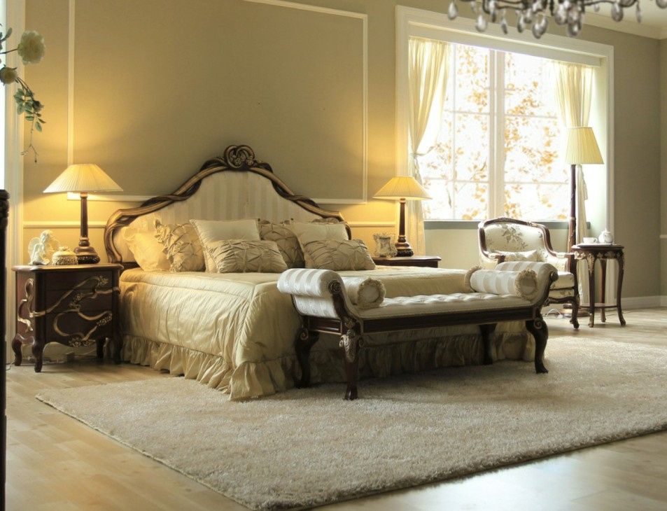 Bedroom Furniture in European Design with Classic Style (BA-1407)