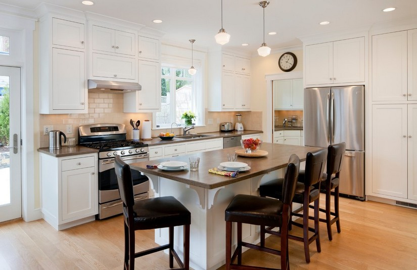 Victoria Elegant White Plastic Uptake PVC Kitchen Cabinet