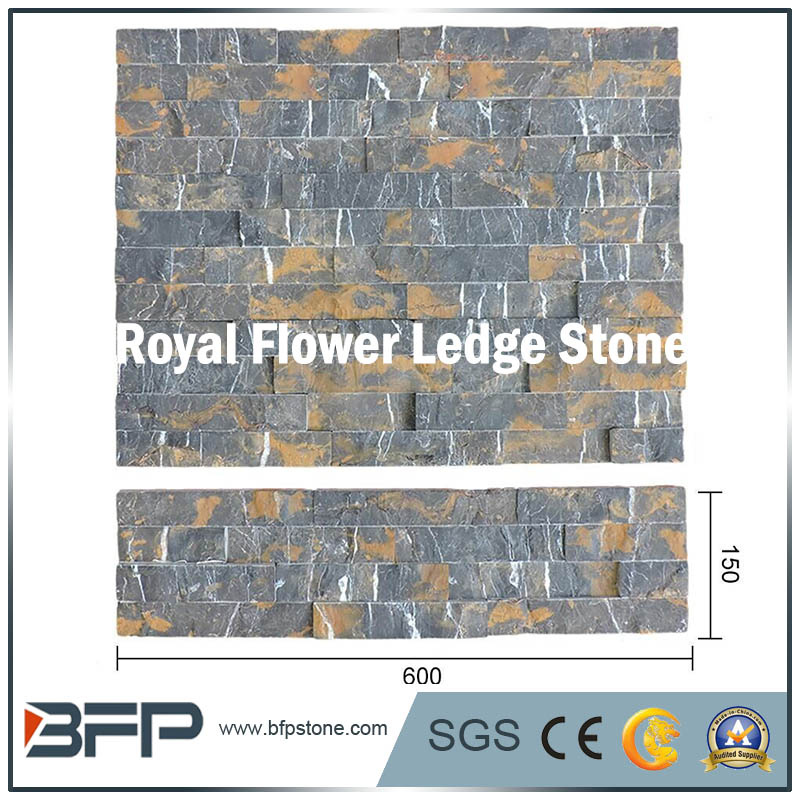 Decorative Wall Panel Marble Culture Stone, Beige Marble Ledge Stone