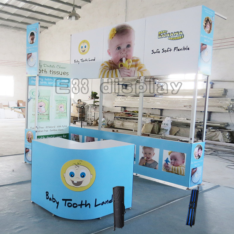 Custom Design Portable Modular Trade Show DIY Exhibition Table