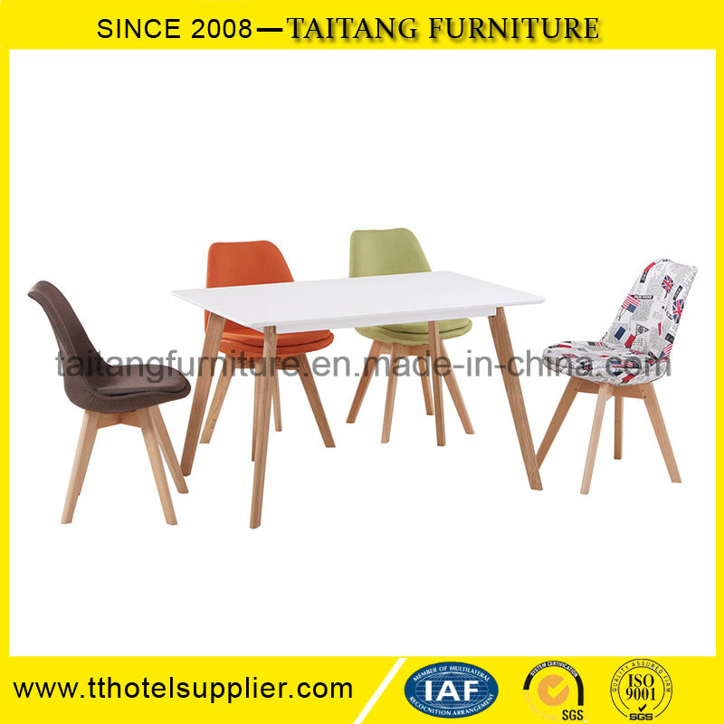 Comfortable Modern Design Wood Frame Upholstered Fabric Leisure Chair for Sale