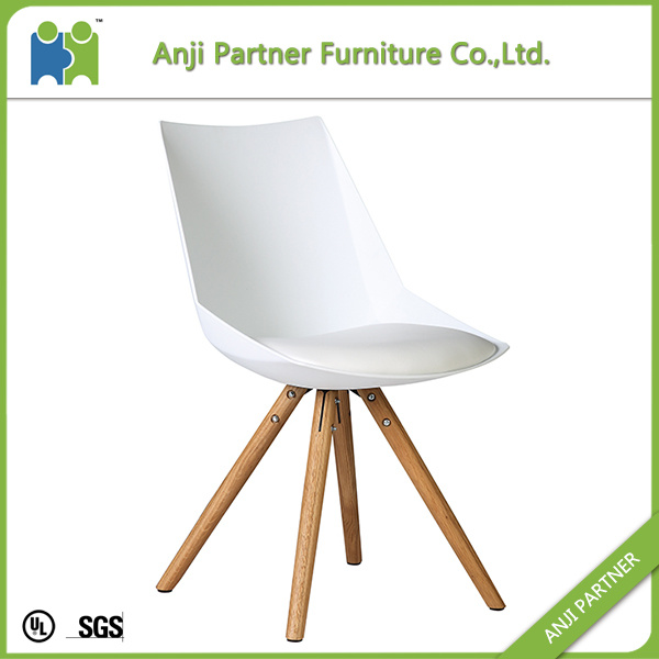 Plastic Cover Wood Base Home Use Furniture Leisure Chair (Bullace)