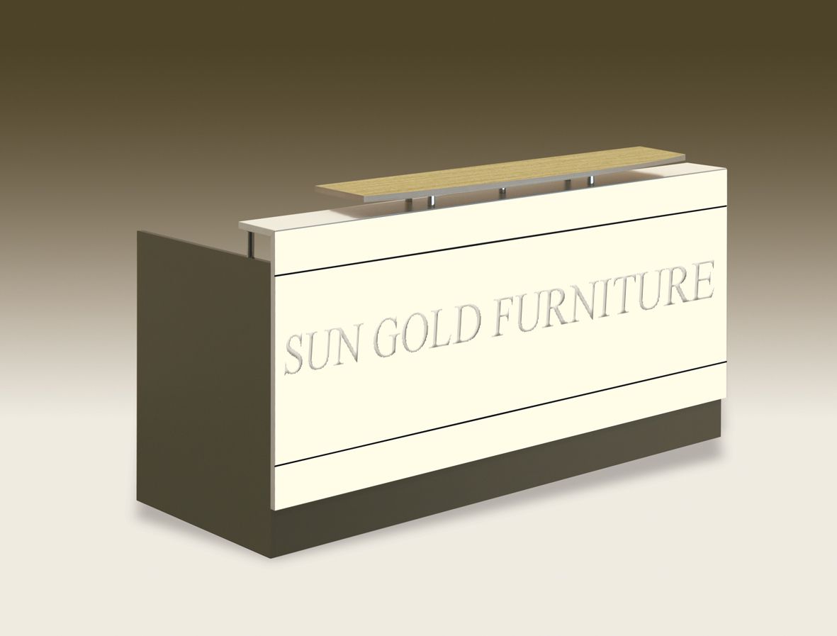 High Glossy Office Reception Desk Office Furniture (SZ-RT013)