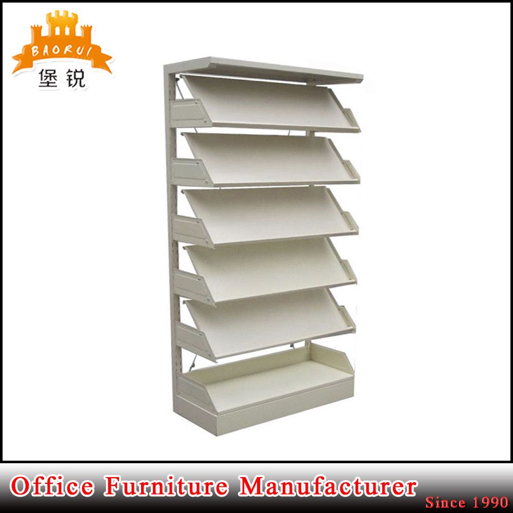 Book Store Shelving/Library Magazine Rack/Retail Magazine Display Shelvings