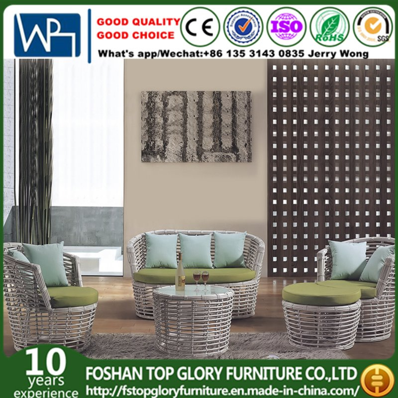 Outdoor Furniture Relax Wicker Garden Sofa (TG-011)