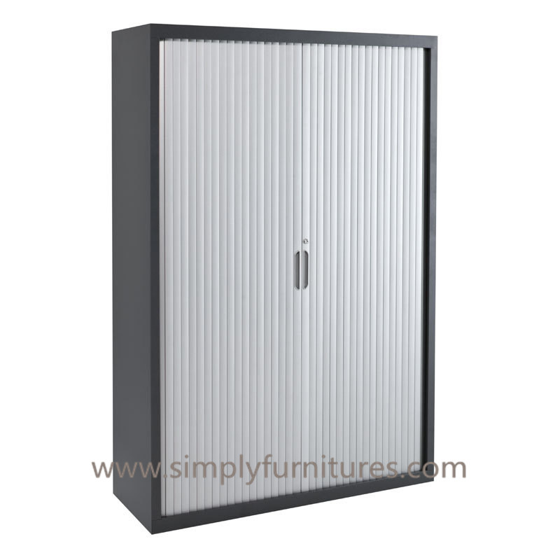 Tambour Door Office Storage Filing Cabinet