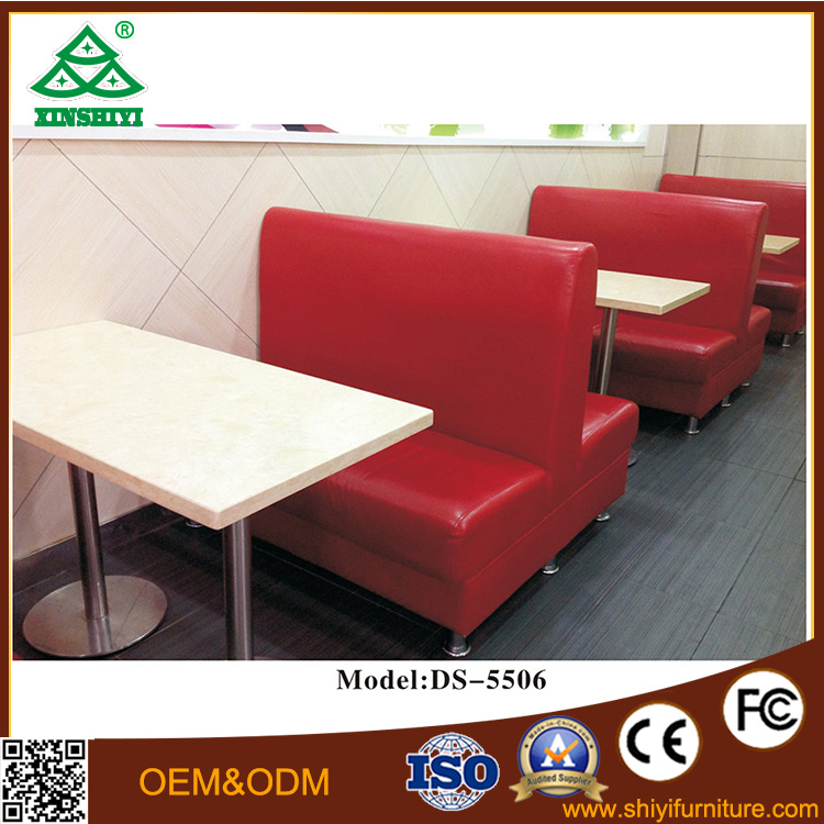 Dining Chair Reclining Corner Sofa for Restaurant Restaurant Leather Sofa