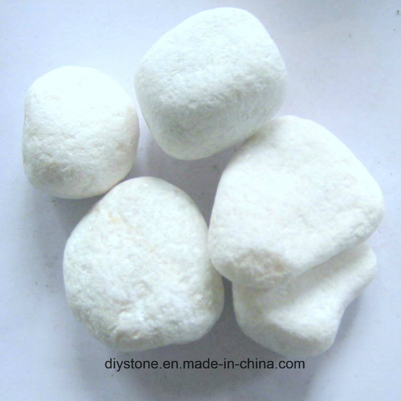 Pebble Snow White Pebble for Landscaping