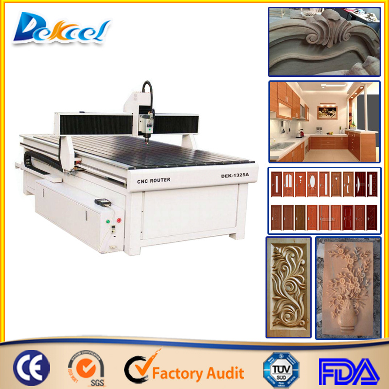 Customized 3D CNC Router Wood Door Furniture Cabinet 1325 Sale