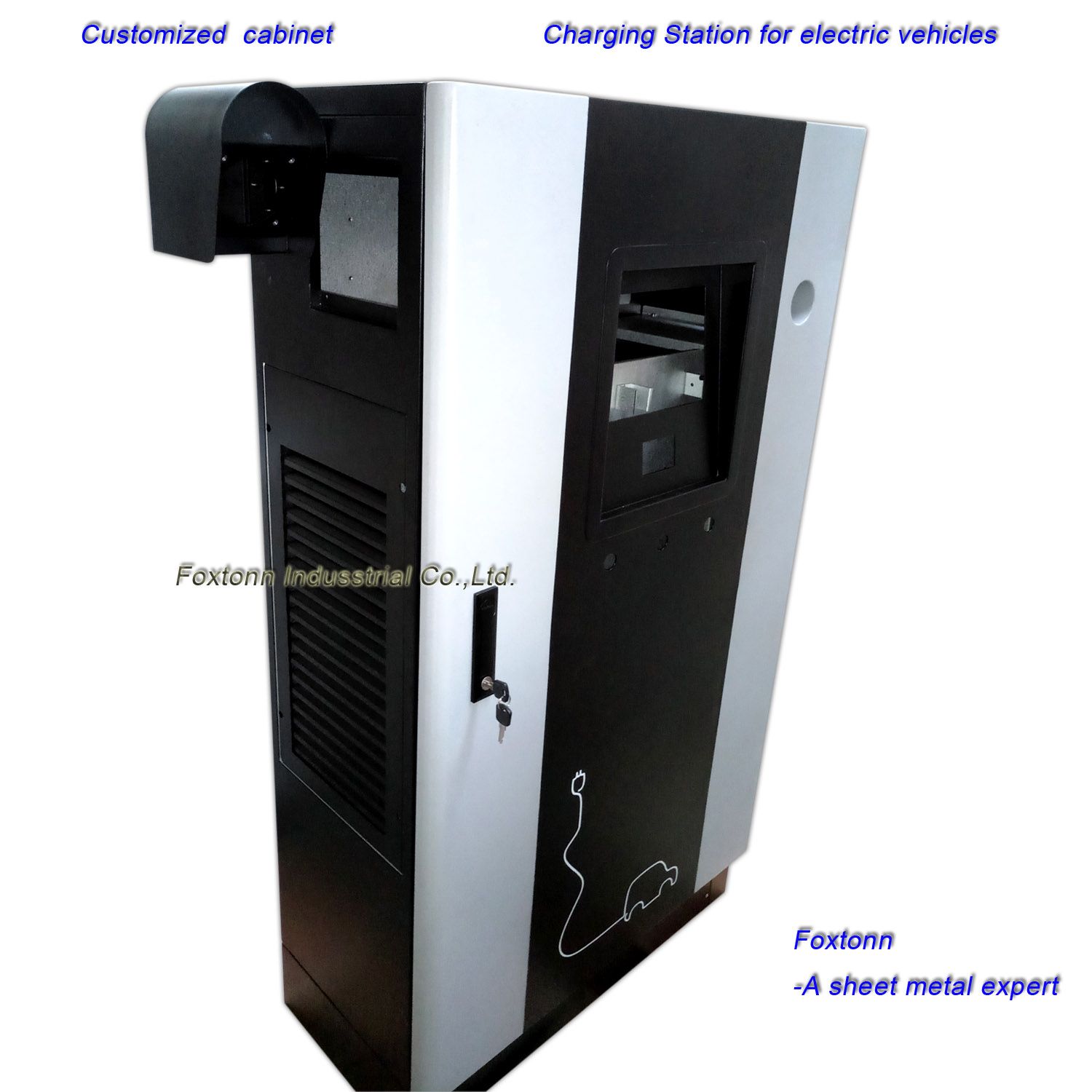 Sheet Metal Fabrication Custom Cabinet for Car Charging Station