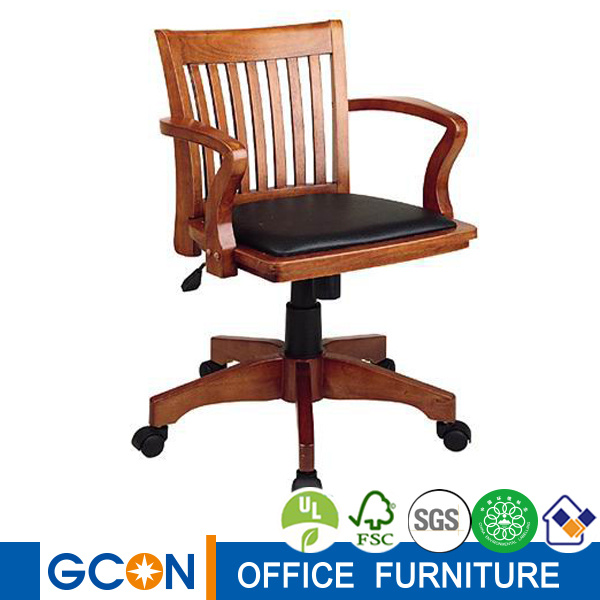 Home Office Vintage Wooden Computer Chair