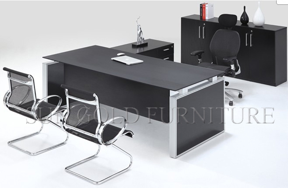 Classic Black Design Executive Office Furniture From China (SZ-OD395)
