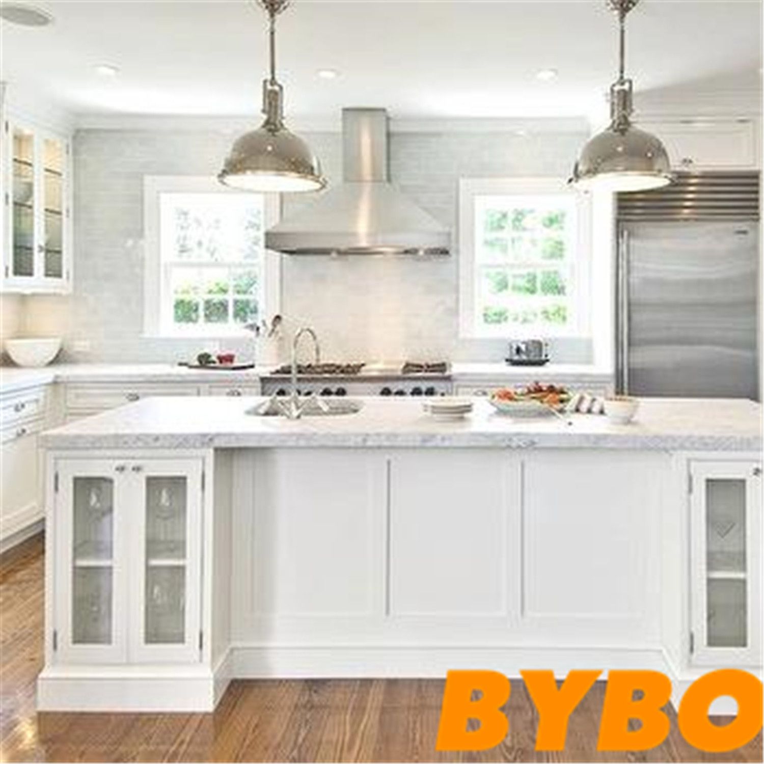 Classical Elegant Wood Lacuqer Kitchen Furniture by-L-162