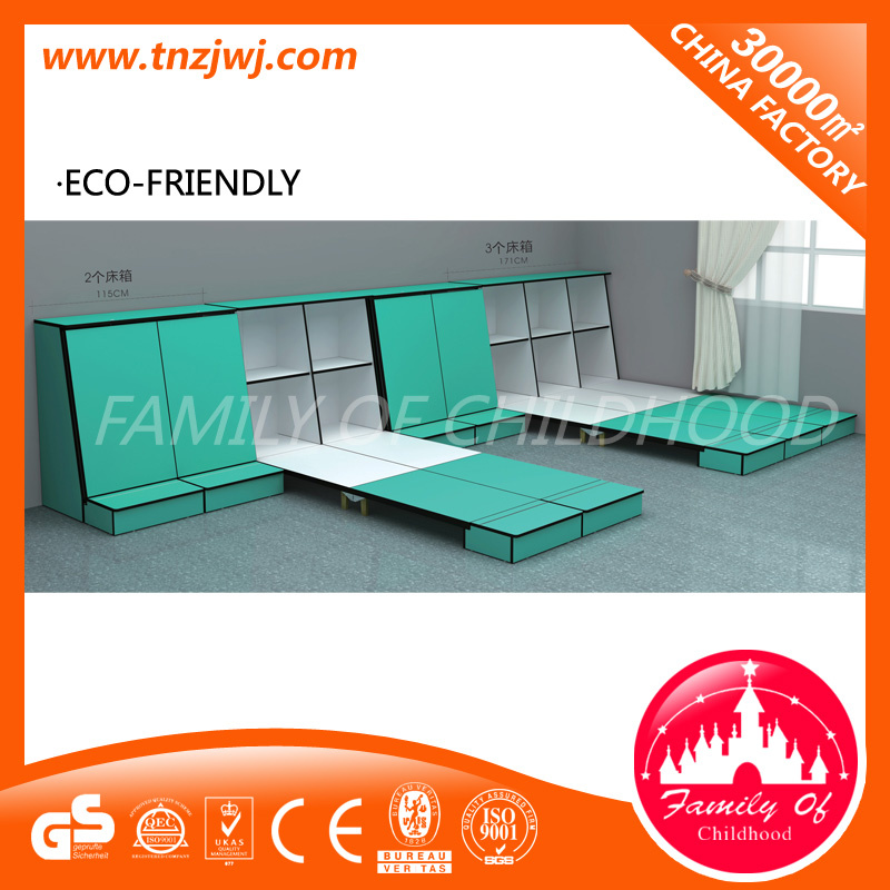Ce Certificated Kids Wall Beds with Storage Cabinet for Sale
