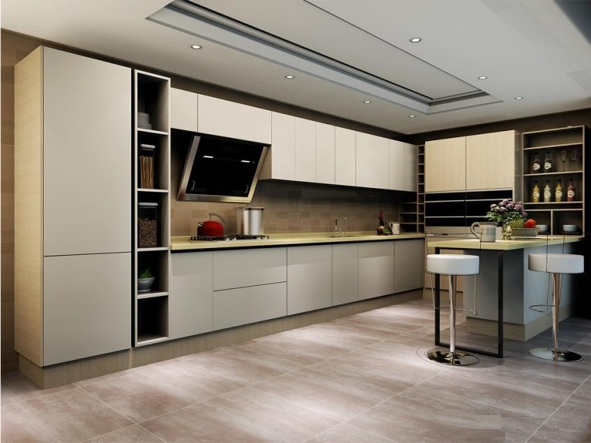 Made in China Modern Wooden Kitchen Cabinet for Home