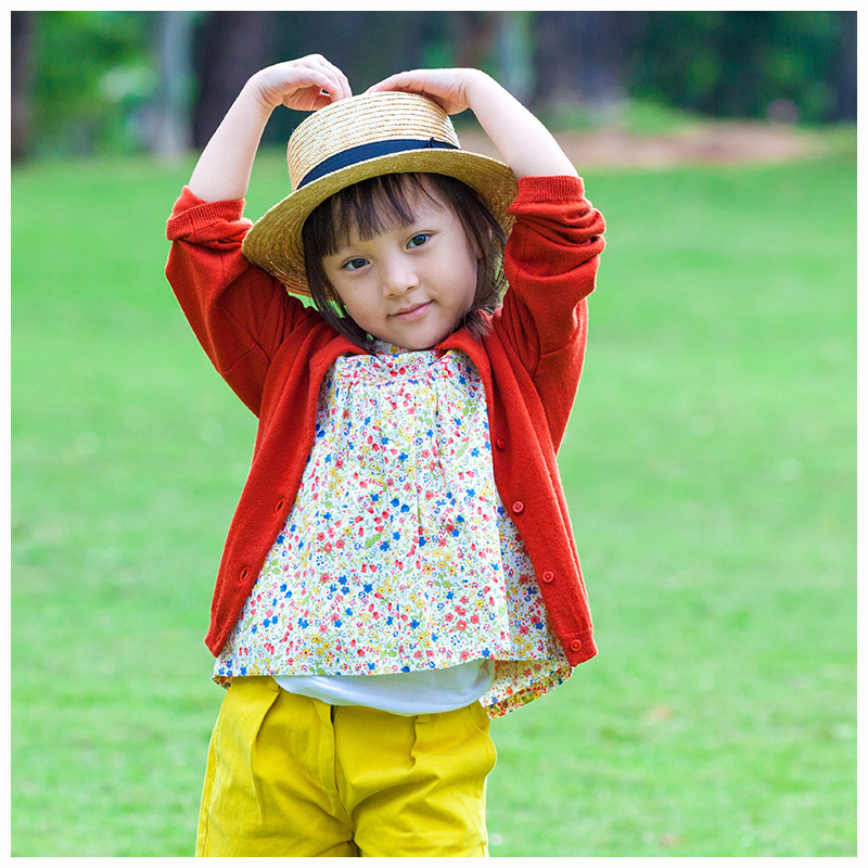 100% Wool Knitted Kids Clothes Girls Cardigans