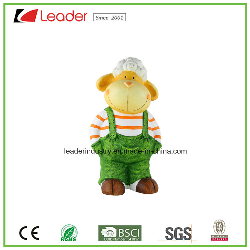 Magnesia Sheep Garden Statue for Home Decor and Garden Decoration