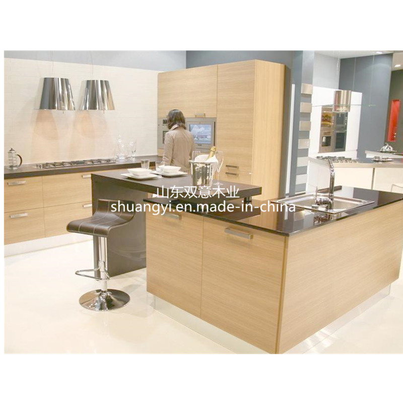 Ready Made Modern Design Solid Wood Kitchen Cabinet