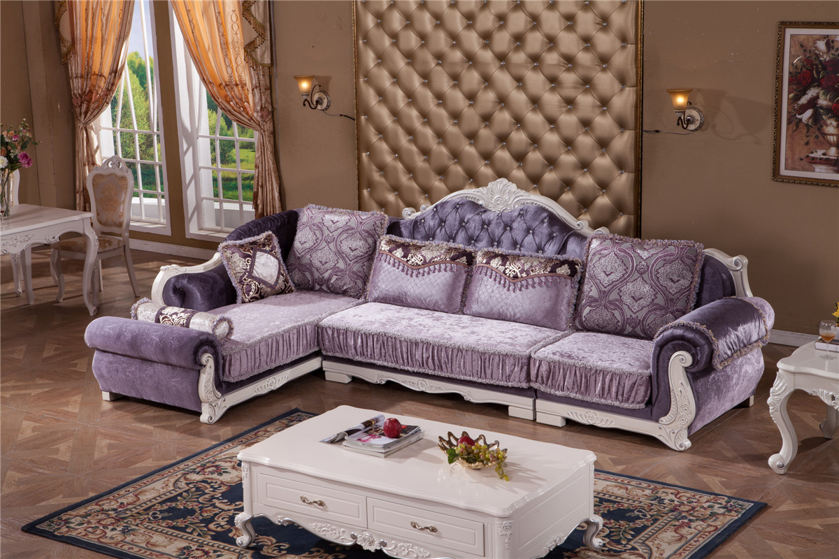 Chesterfield Fabric Corner Sofa Y1519