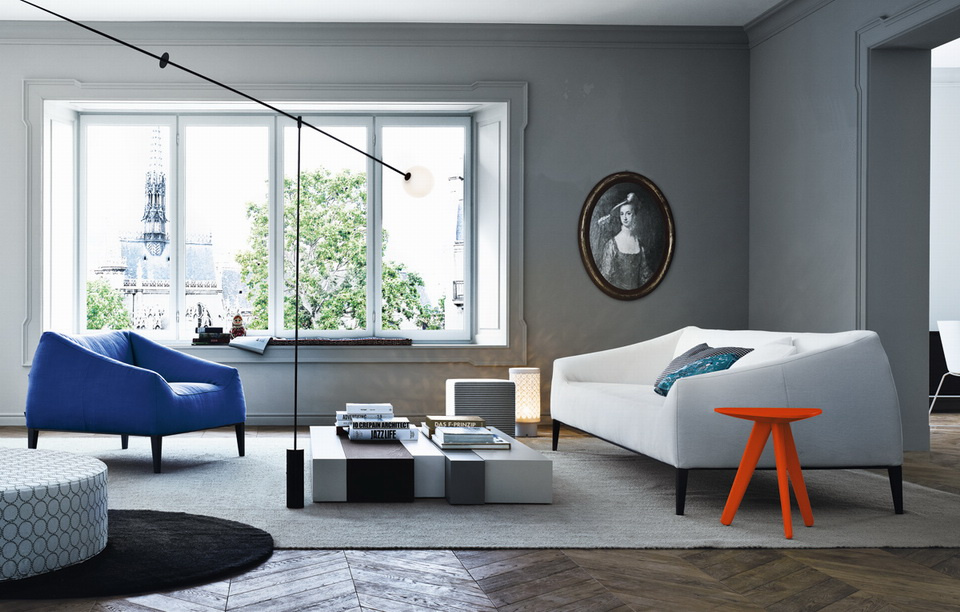 Poliform Carmel Fabric Leisure Sofa