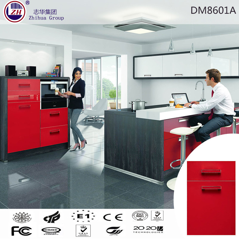 Modular DIY High Glossy Acrylic Wooden Kitchen Cabinet for Kitchen furniture