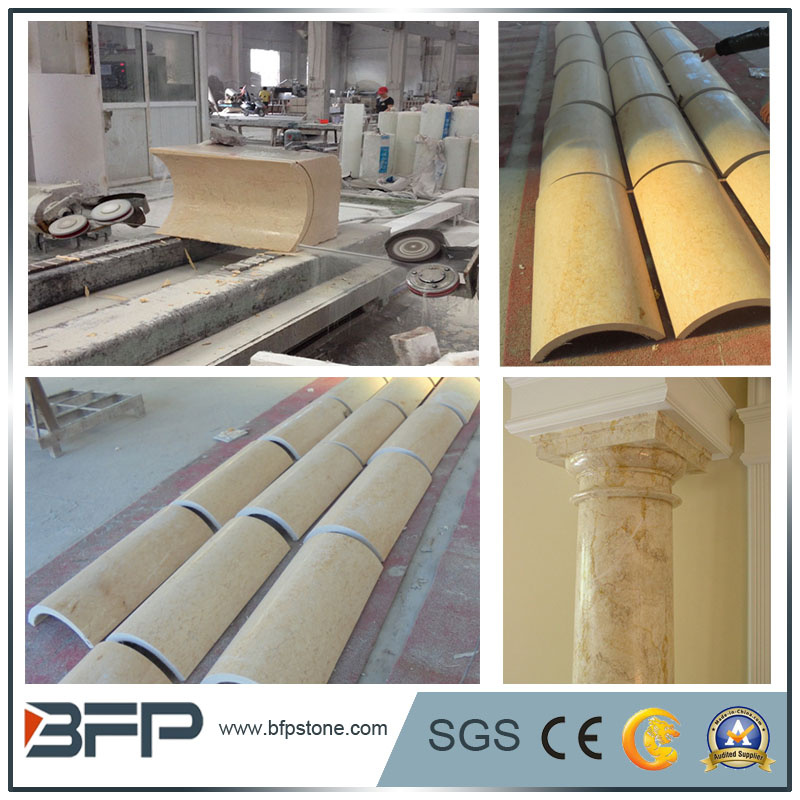 Natural Granite Marble Sandstone Limestone Roman Columns