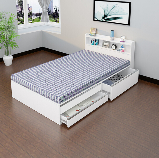 Cheap Modern Wooden Single Bed