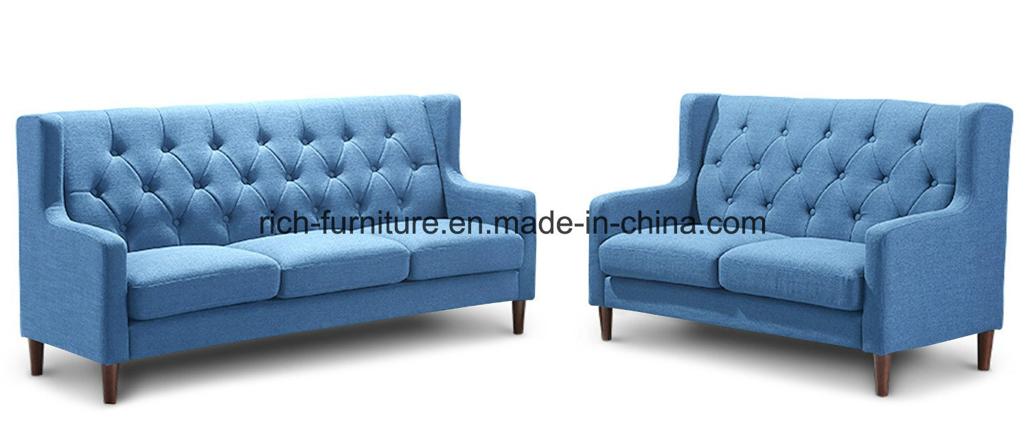 Nordic Korean Simple Design Leather Fabric Home Office Sofa
