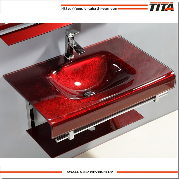 Vanity Sink/Wash Basin Unit/Glass Sinks Bathroom T-12
