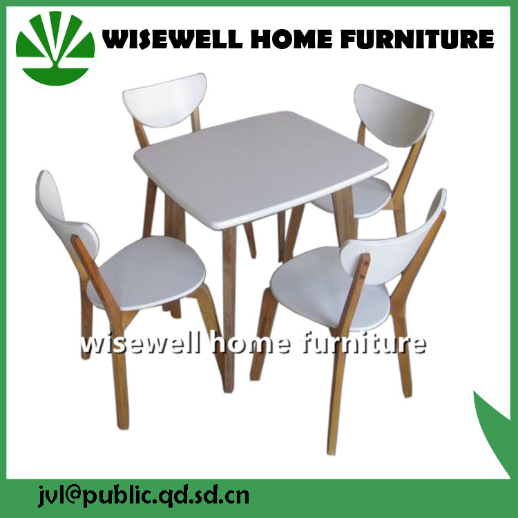 Oak Wood Furniture Set Square Dining Table