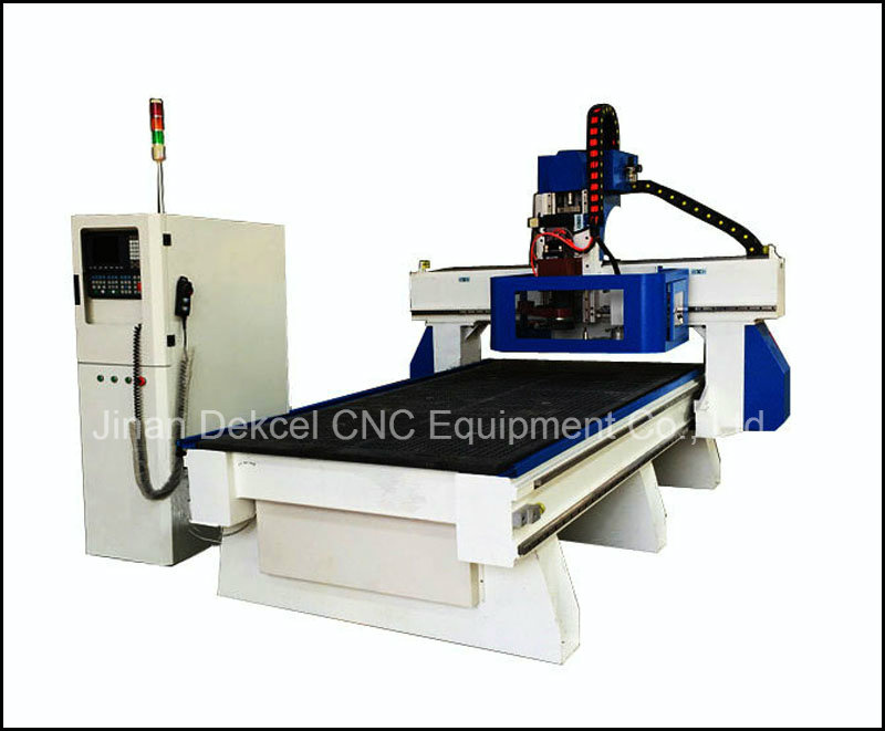 9.0kw Furniture 8 PCS Tools Atc Woodworking CNC Routers Machine Vacuum Table Dek-1325