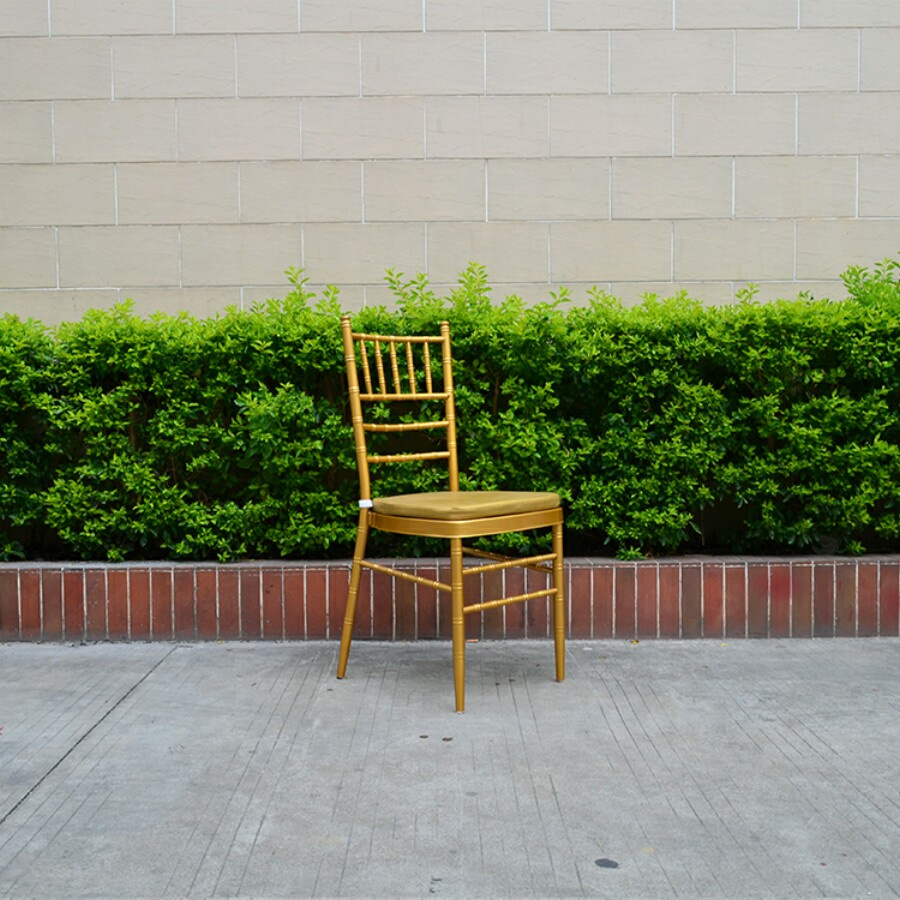 Factory Gold Steel Chiavari Chairs, Tiffany Chairs for Wedding