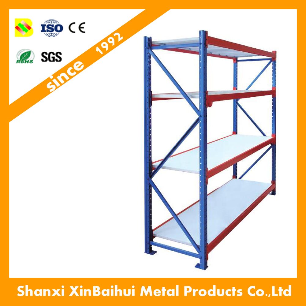 Multi-Level Iron Medium Duty Scale Plastic Bins Storage Rack