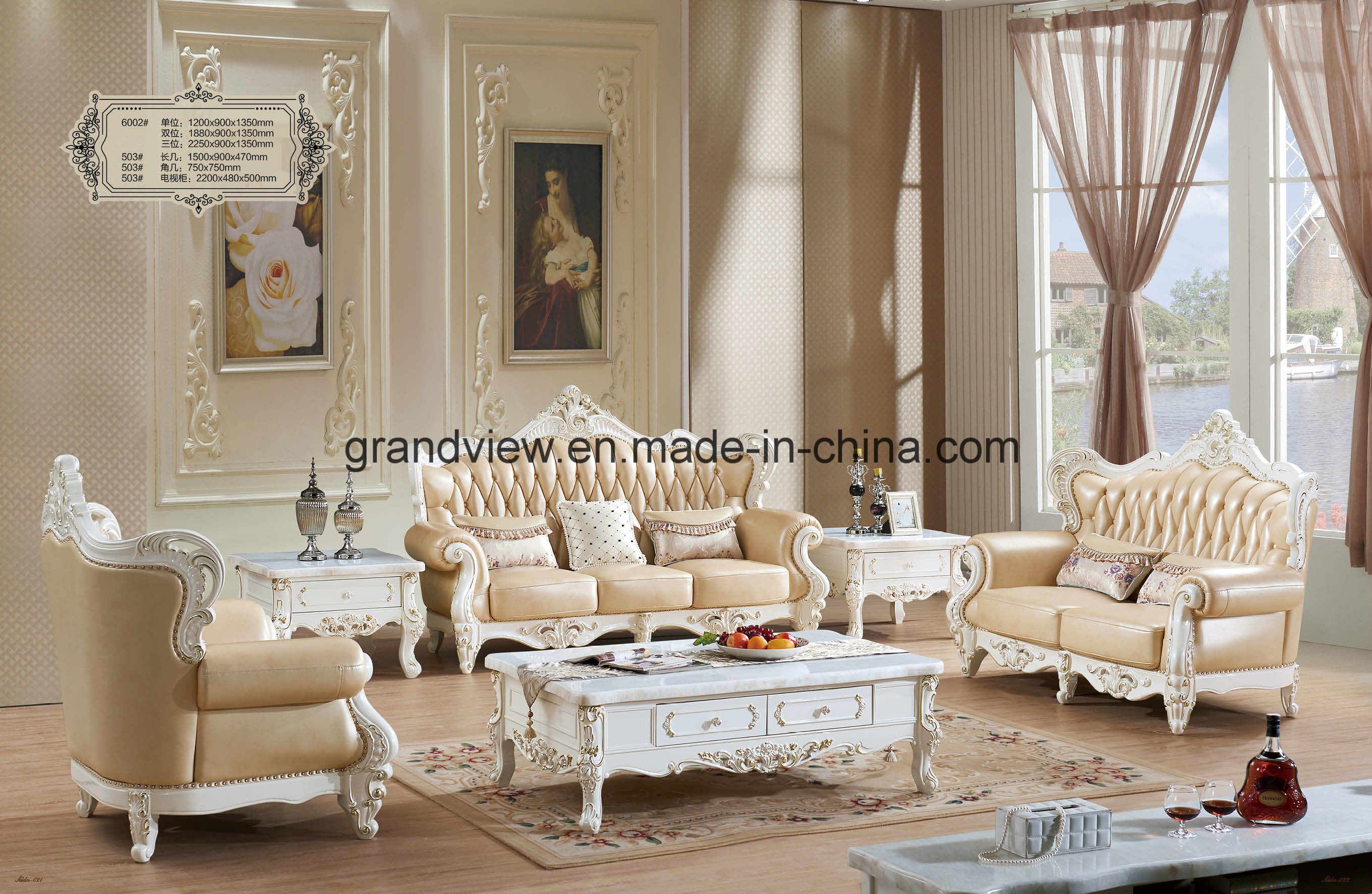 2017 New Arrival Antique Brown Real Leather Used High Back Chesterfield Sofa