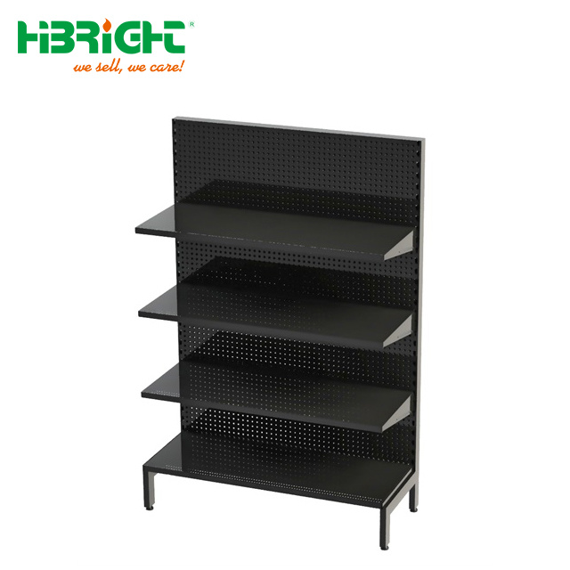 Shapely Single Sided Supermarket Wall Shelf