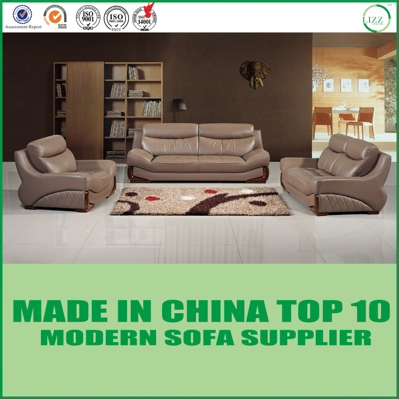 Home Furniture Living Room Modern Genuine Leather Sofa
