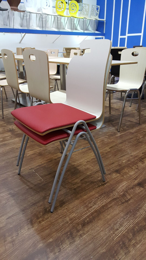 Best Price Padded Stackable Wood Chairs Dining (FOH-SC02)