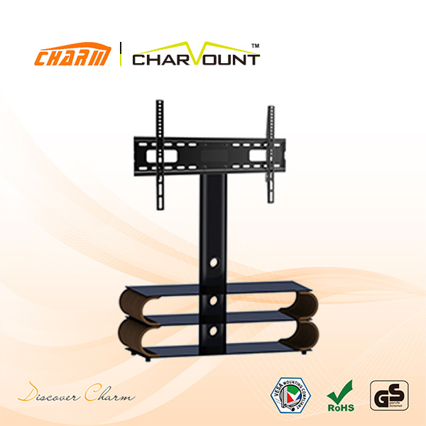 Good Design Glass & Wooden TV Stand/Wooden TV Table (CT-FTVS-N301B)