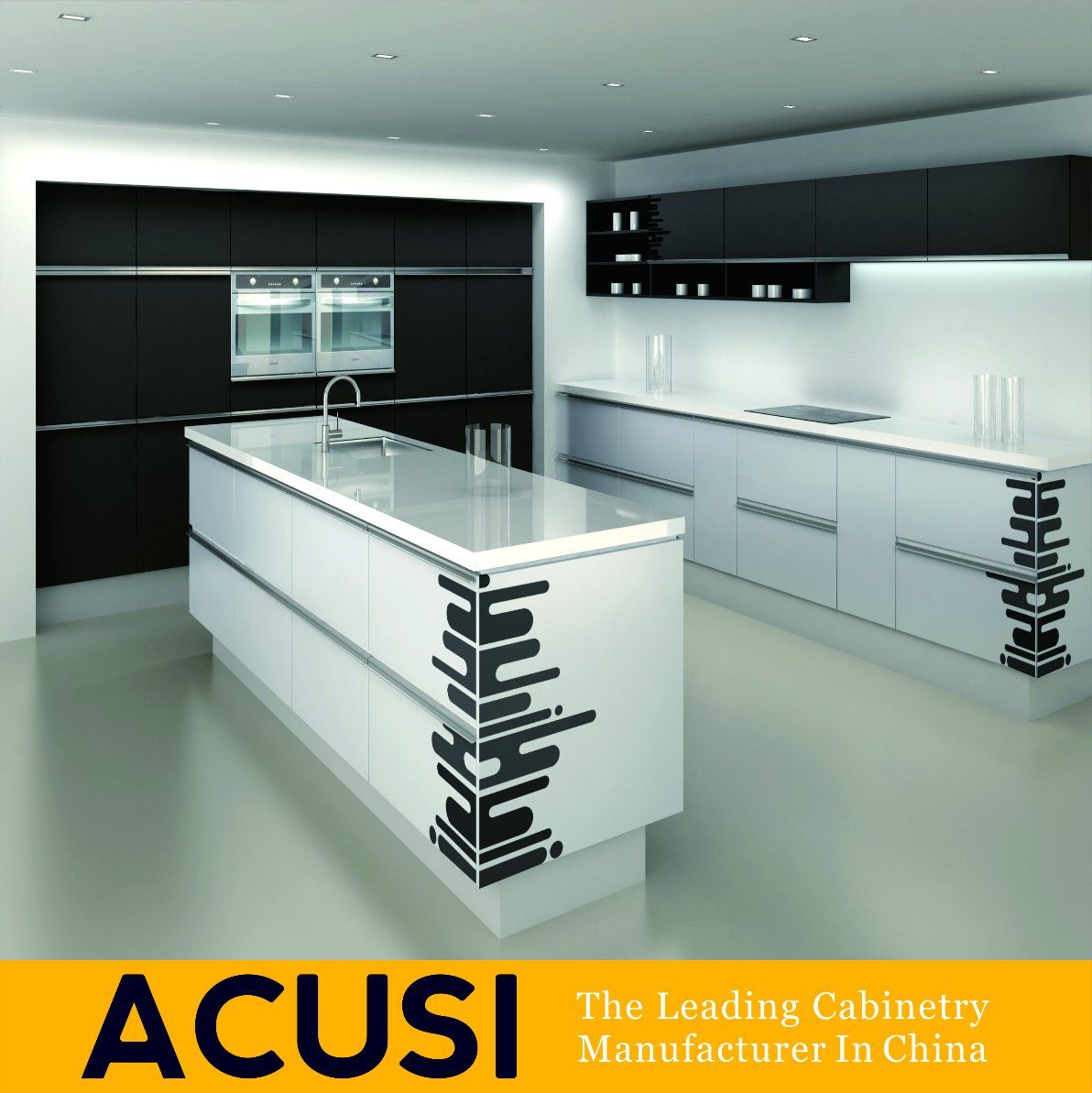 Wholesale Modern Island Style Lacquer Kitchen Cabinets Kitchen Furniture Home Furniture (ACS2-L67)