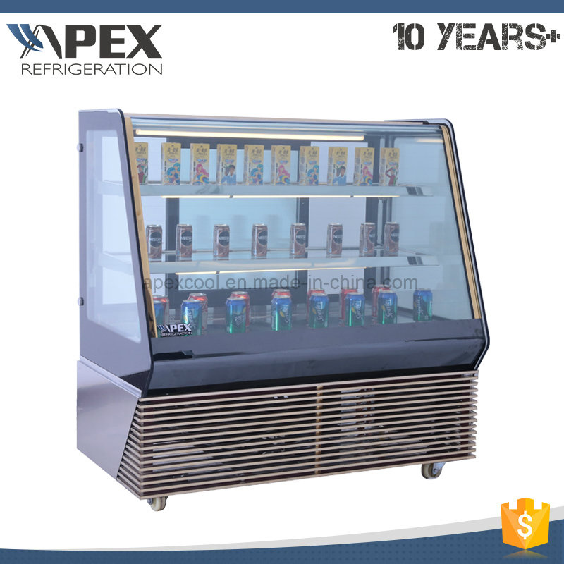 2017 New Style Supermarket Cake Showcase Price/Cake Chiller/Glass Cake Display Cabinet