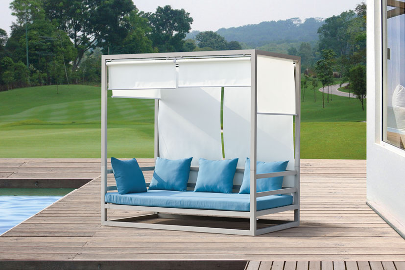 Outdoor Furniture Aul Rattan Daybed