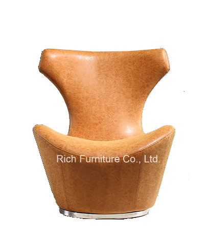 Modern Leather Swivel Leisure Chair