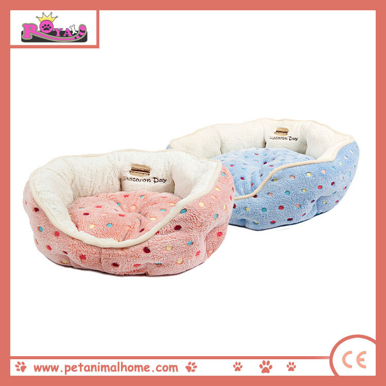 Pet Bed in Blue and Pink