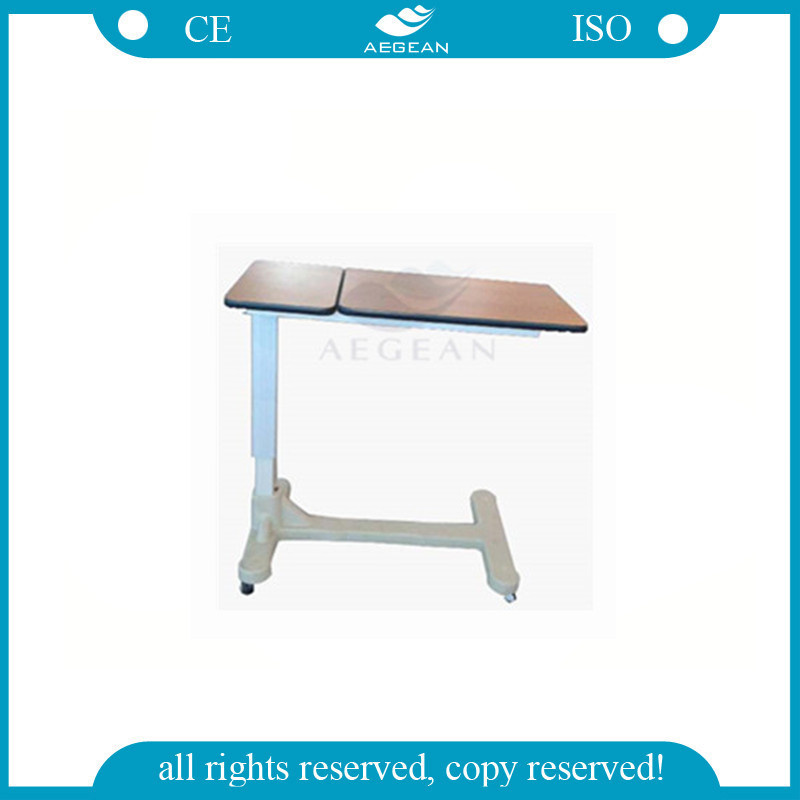 AG-Obt005 Ce ISO Approved with Four Silent Castors Hospital Over Bed Table