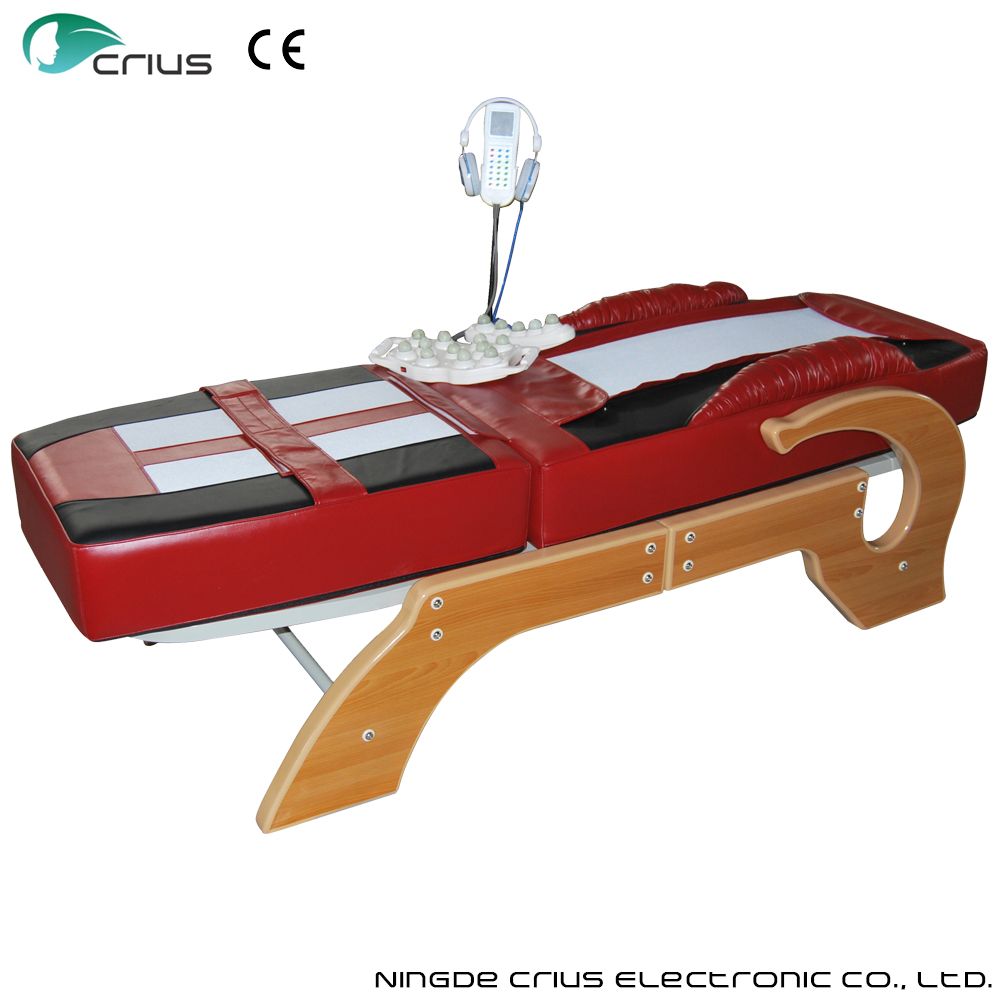 Unfolding Wood Heating Jade Massage Bed