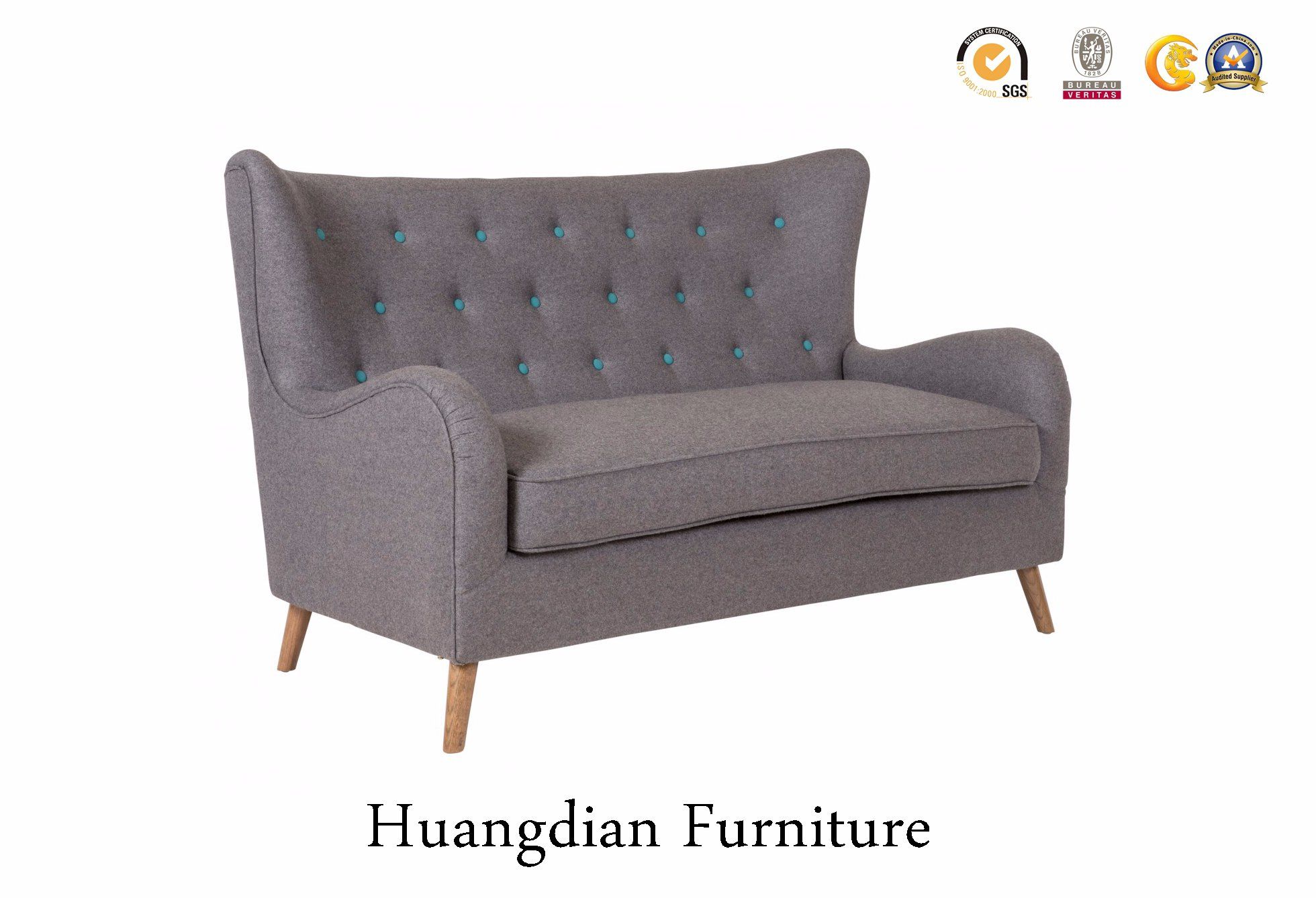 Living Room Furniture Modern Sofa with Fabric Upholstery (HD155)