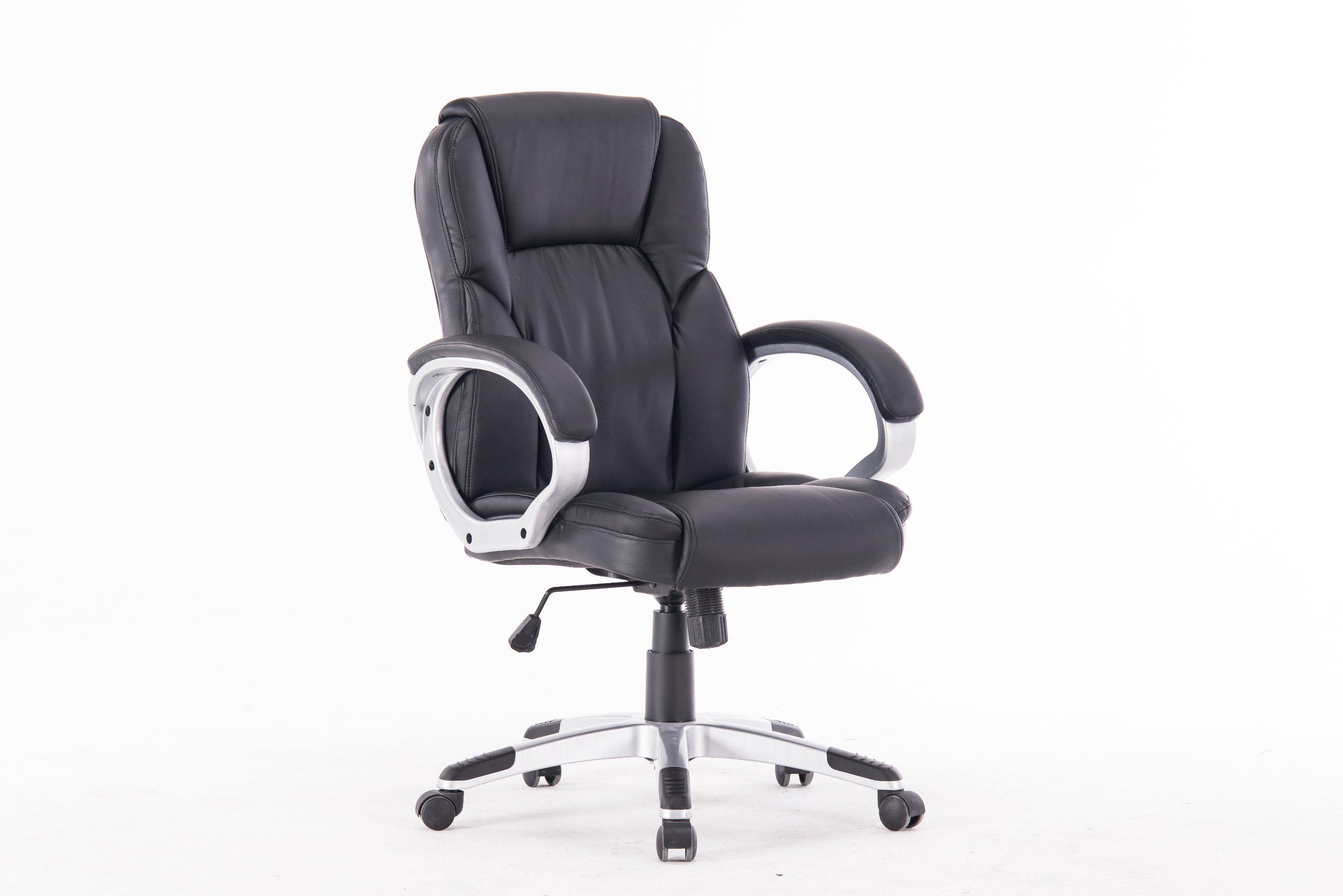 High Back Emes Style Swivel Leather Office Chairs with Wheels