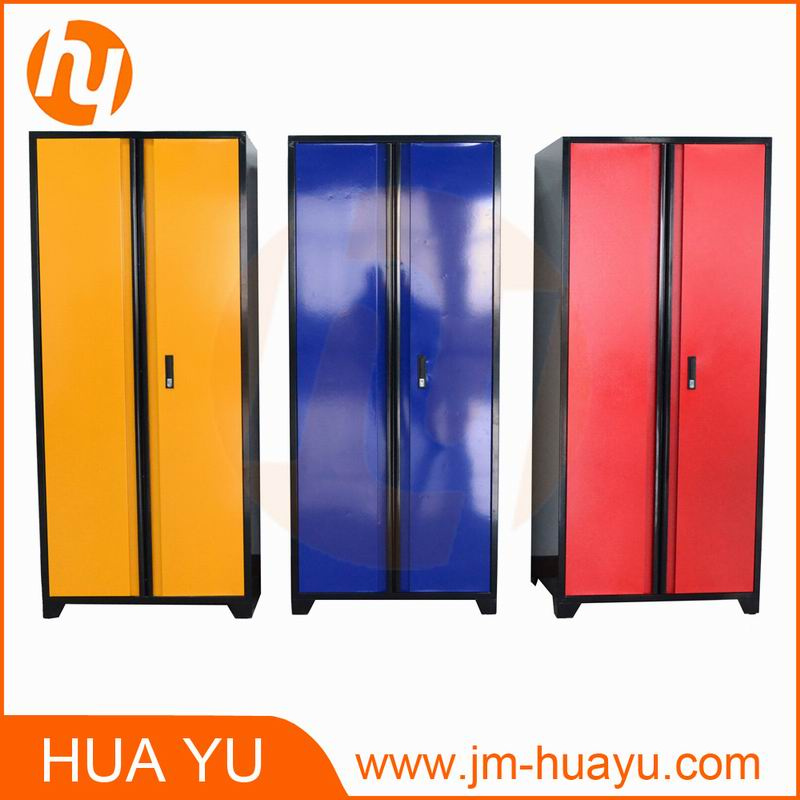 Welded Steel Classic Metal Storage Cabinet with 4 Adjustable Shelves and Locking Swing-out Doors (72